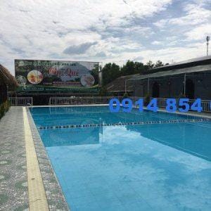 Đầu tư kinh doanh bể bơi ở quê