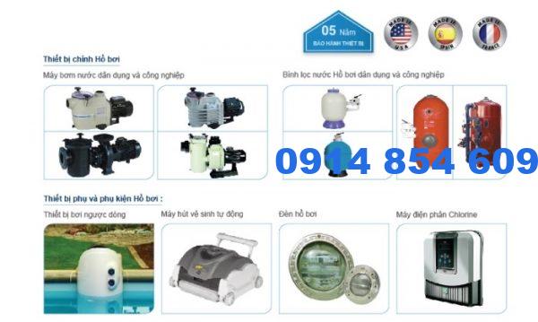 Mua các thiết bị bể bơi