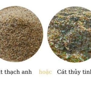 Cát lọc thủy tinh cho hồ bơi