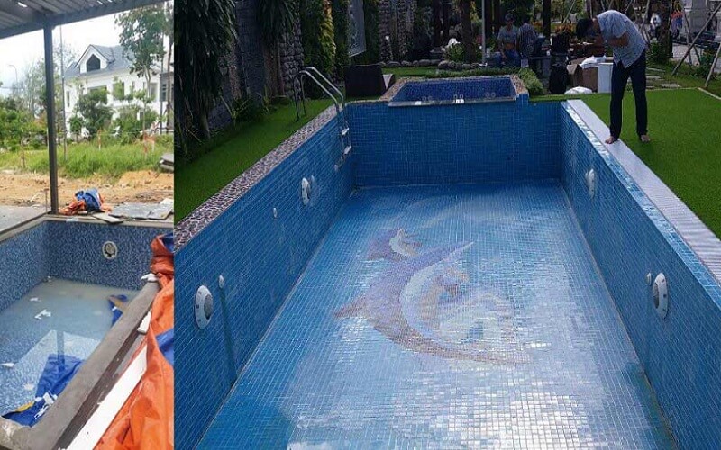 Xây hồ bơi đồng tháp