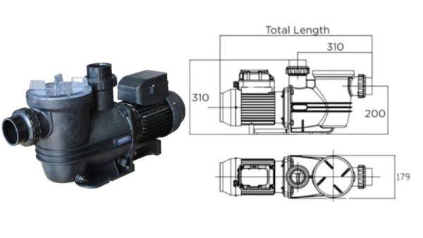 Máy bơm lọc hồ bơi Alpha