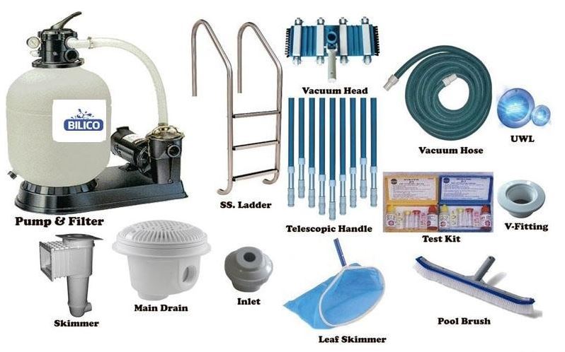 Thiết bị hồ bơi | Báo giá chi tiết thiết bị bể bơi