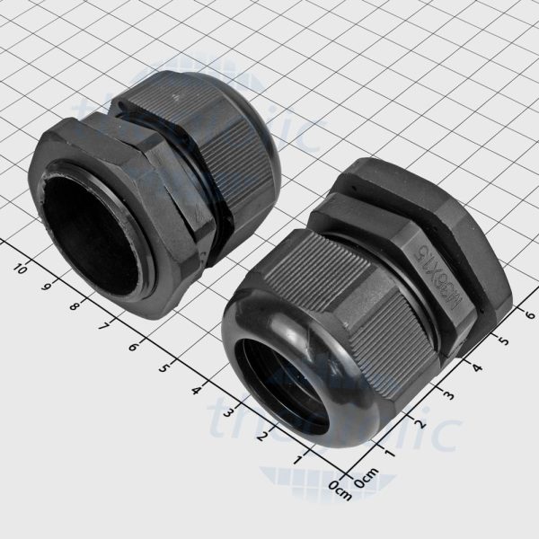 Ốc siết cáp PG nhựa màu đen PG13.5