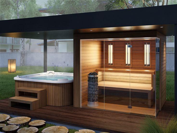 So sánh phòng xông hơi và bồn tắm nước nóng