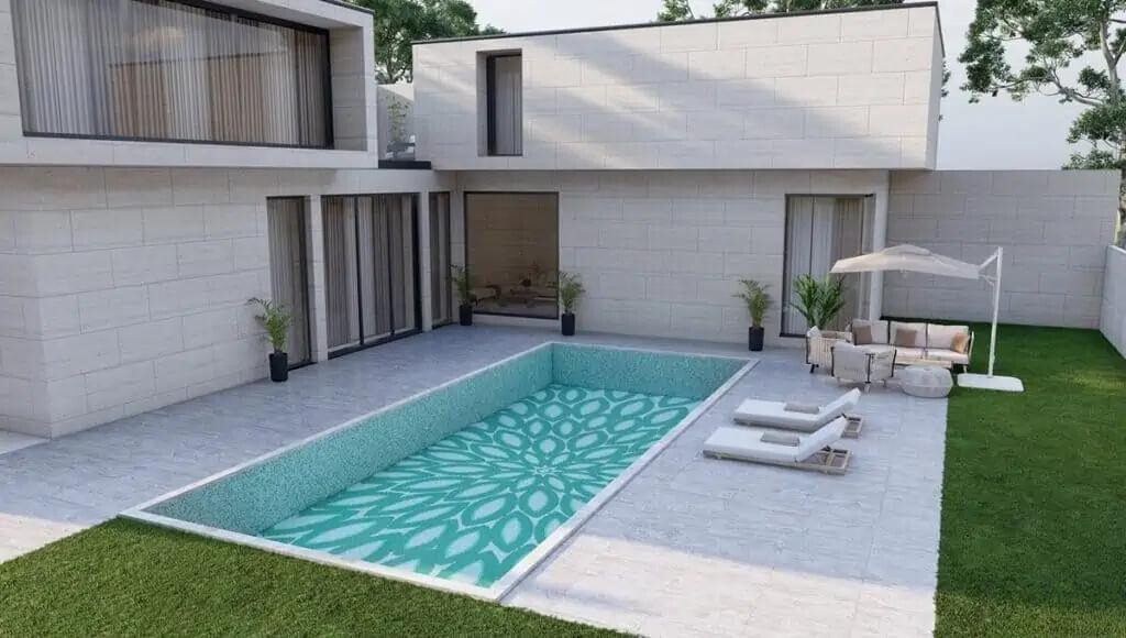 tranh khảm hồ bơi